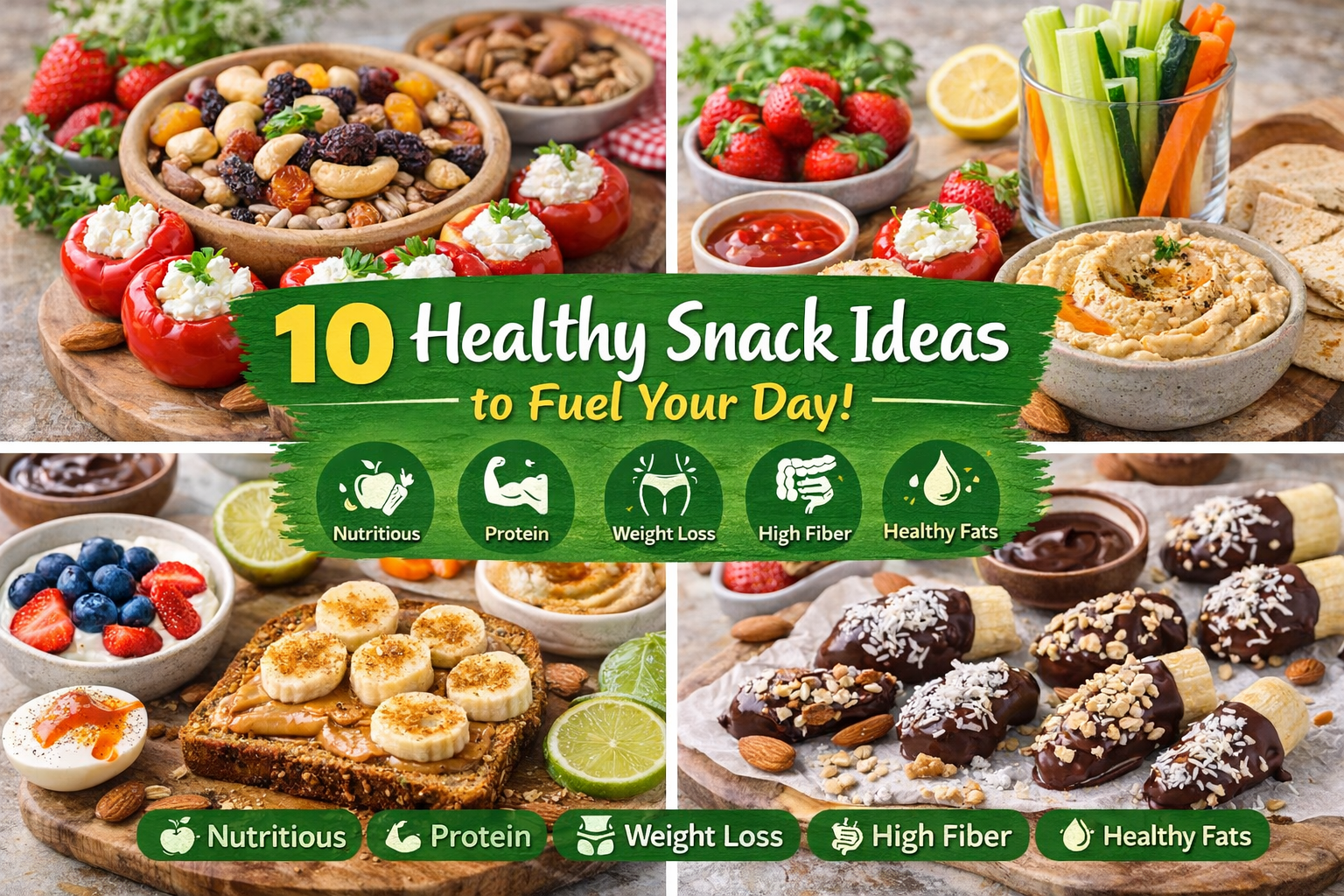 Healthy Snack Ideas 3 healthy snack ideas
