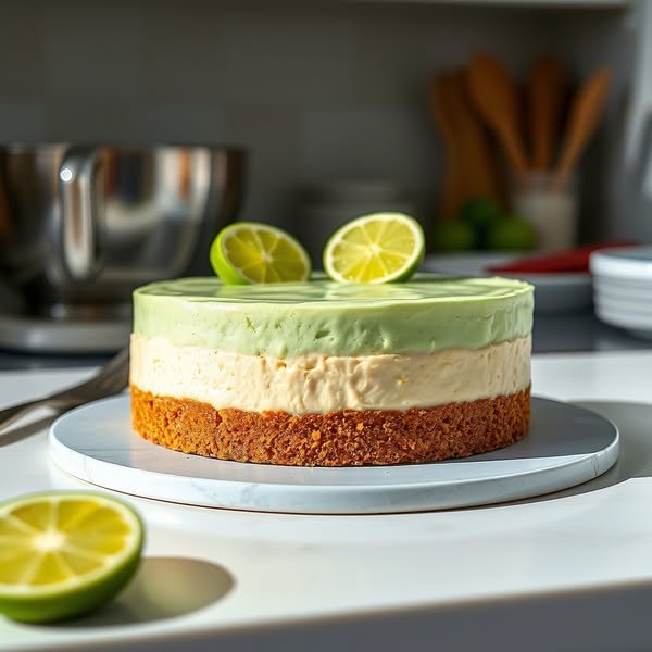 Cheesecake cu Mousse de Lime – Răsfățul Perfect pentru Zilele Călduroase