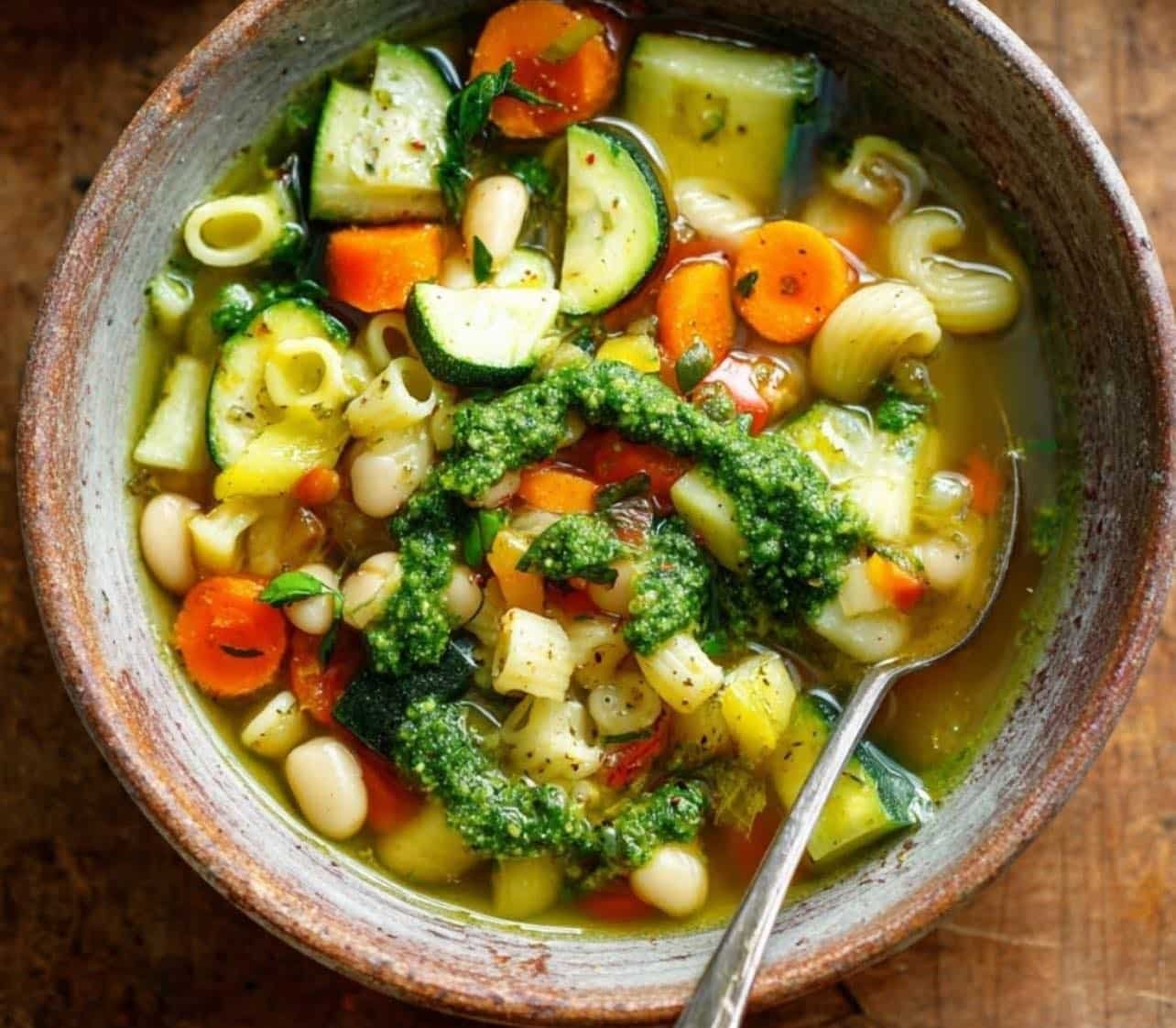 🥣🌿 Supa verii din Provence – Rețeta autentică franceză cu legume și pistou